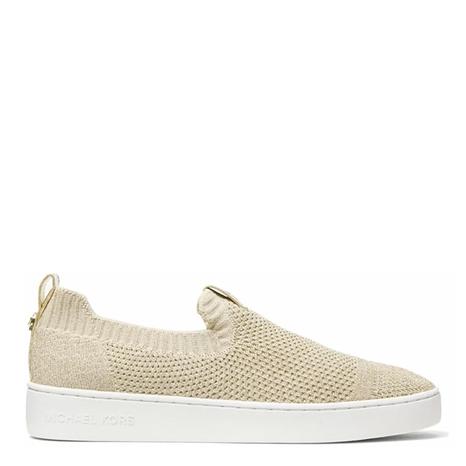 Gold Juno Knit Slip On Trainer