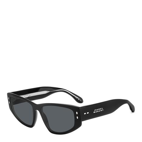 Black Rectangular Sunglasses 57mm