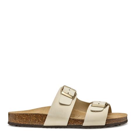 Women's Beige Leather Brionia Sandal
