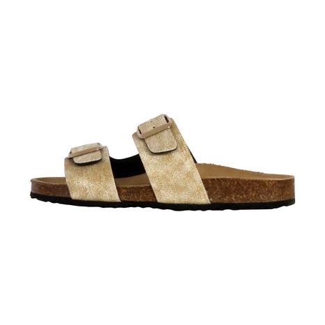 Women's Gold Leather Brionia Sandal