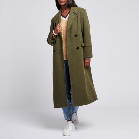 Khaki Double Breasted Coat