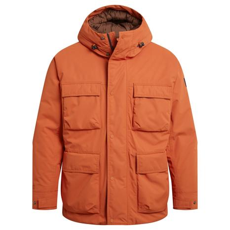 Waterproof Jacket Breckon Recycled Polyester Carnelian Orange