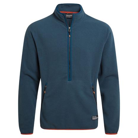 Fleece Recycled Polyester Blue Stone