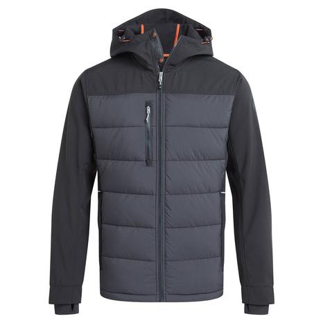 Hybrid Jacket Castleford Mixed Black/Carbon Grey