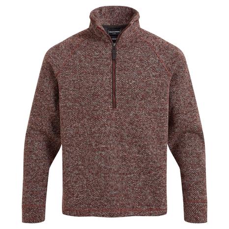 Fleece Top Rubeus Polyester Axinite Red