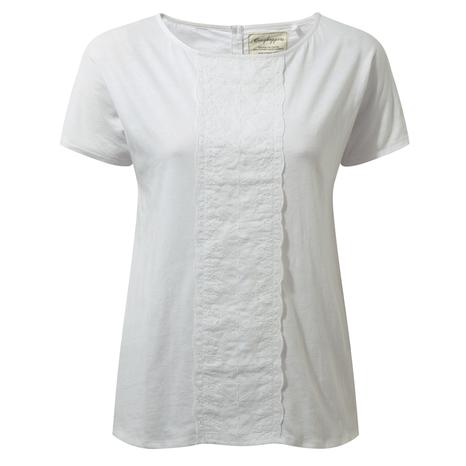 Womens/Ladies Connie Lightweight Short Sleeve Top Optic White