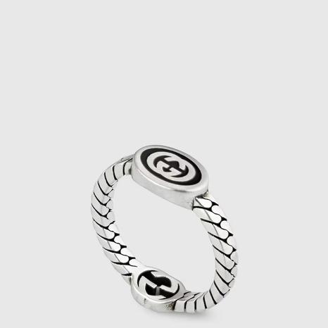 925 Sterling silver Icon Chain Ring