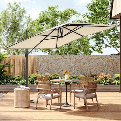 3m x 3m Square Cantilever Garden Parasol