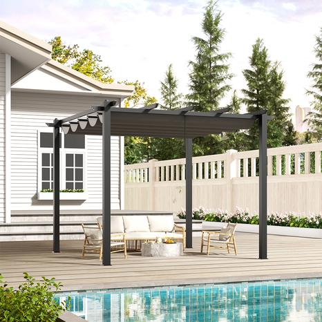 Outdoor Aluminum Pergola 3x3M