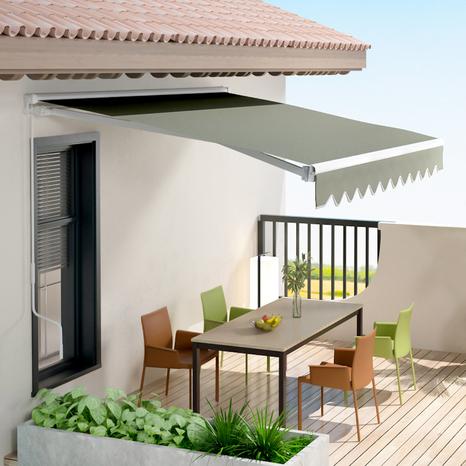 2.5m W x 2m D Retractable Patio Awning