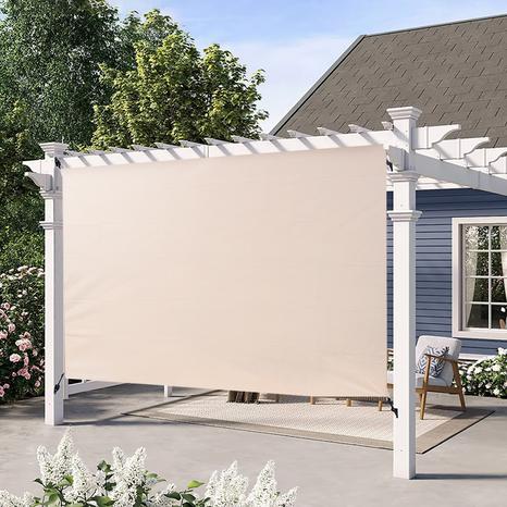Beige Outdoor Canopy Sidewall