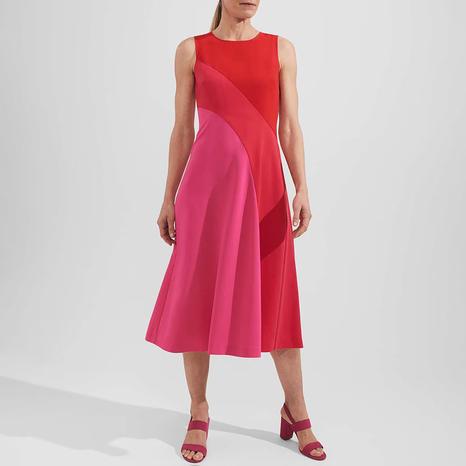 Pink Marla Midi Dress