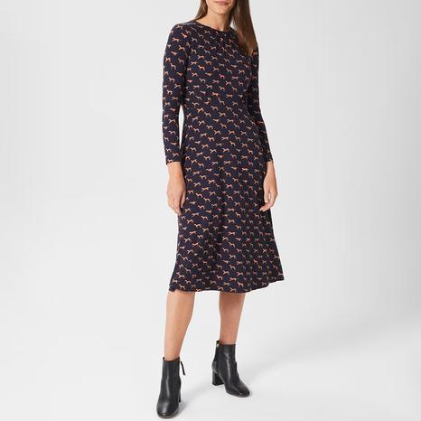 Navy Sian Jersey Dress