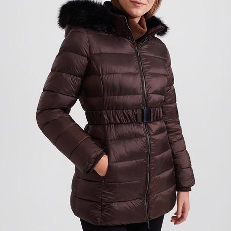 Chocolate Brown Harriet Puffer Coat