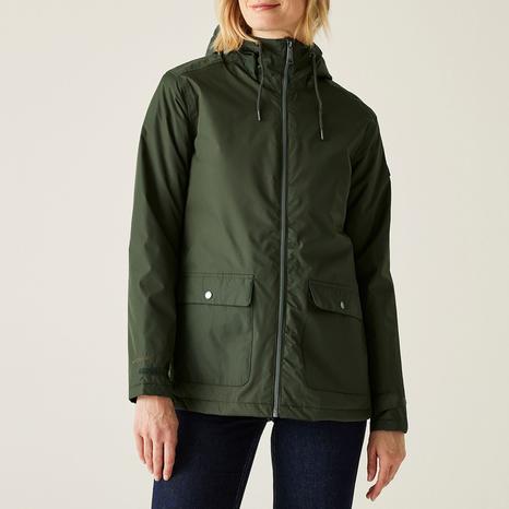 Khaki Broadia Waterproof Jacket
