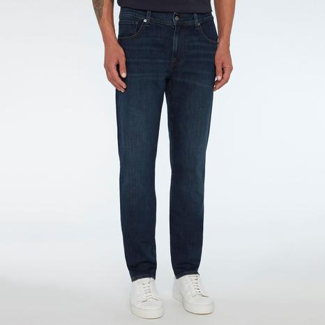 Dark Blue Slimmy Tapered Stretch Jeans