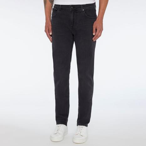 Black Slimmy Tapered Luxe Performance Jeans