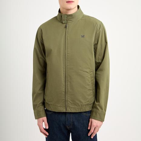 Khaki Logo Harrington Jacket