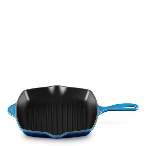Azure Blue Square Grillit, 26cm