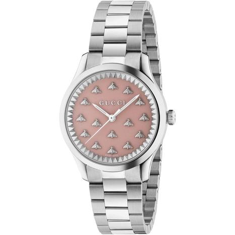 Gucci YA1265033 G-Timeless Pink Dial Ladies Watch