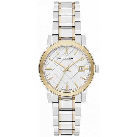 Burberry BU9115 Ladies Two Tone The City Watch