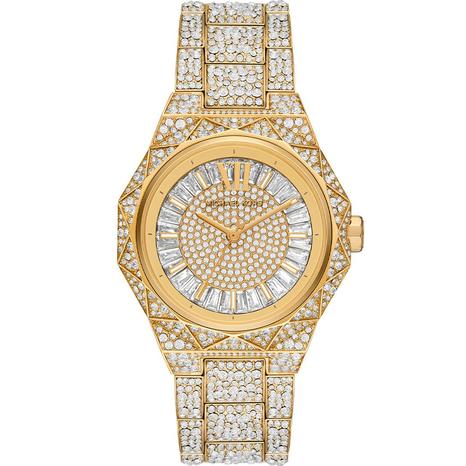 Michael Kors MK7398 Raquel Pave Gold-Tone Ladies Watch