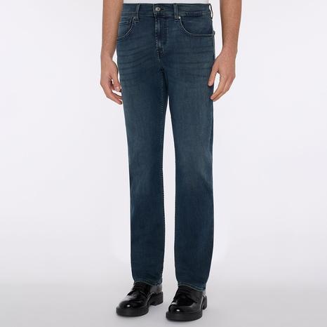 Dark Blue Straight Relaxed Jeans