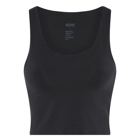Tank Top Luxe Polyester Jet Black
