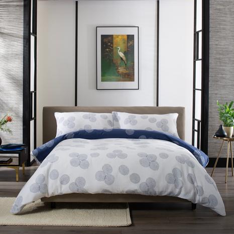 Hyogo 100% Cotton Printed Double Gauze Fabric Duvet Cover Set Single