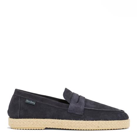 Navy Marbella Suede Espadrilles