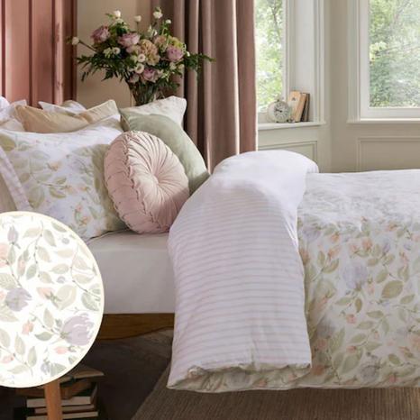 Orisia Peony King Bedset,  Pale Sage Green
