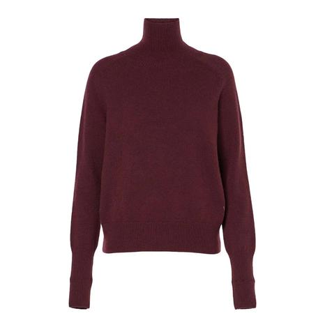 Burgundy Polo Jumper