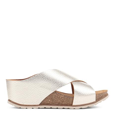 Gold Tansy Crossover Flat Mules