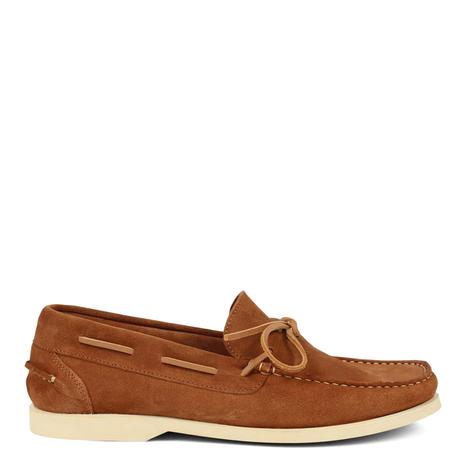 Men's Tan Portsmouth Suede Moccasins