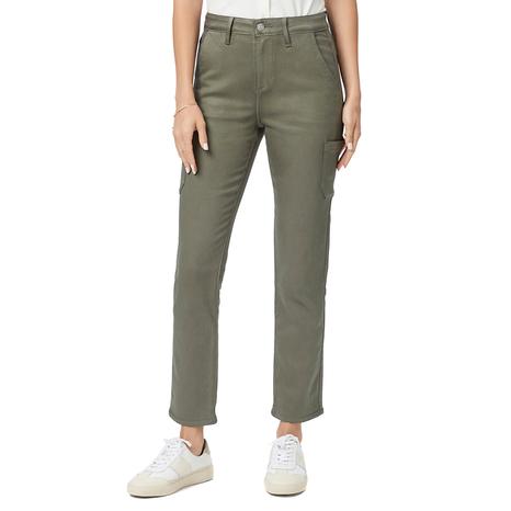 Khaki Coated Jolie Trousers