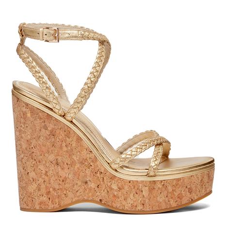 Gold Hazel Wedge Sandal