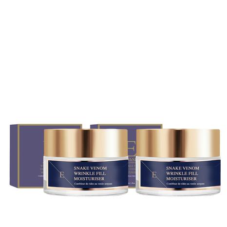 2 x  Wrinkle Fill Snake Venom Moisturiser 50ml