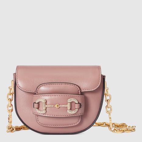 Pink Gucci ‘Horsebit 1955’ Belt Bag