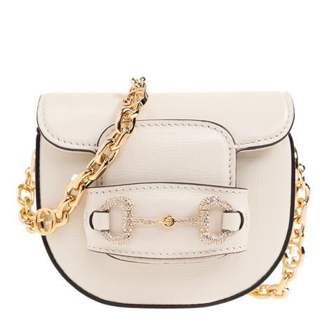 White Gucci ‘Horsebit 1955’ Belt Bag