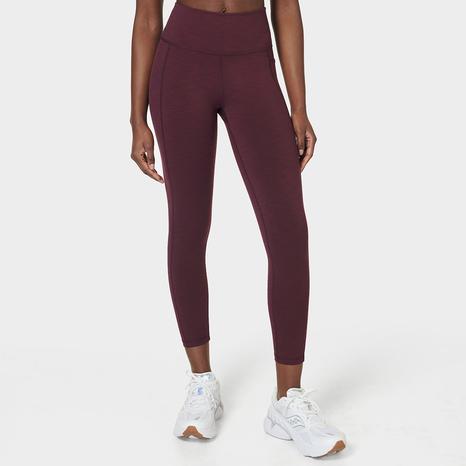 Super Sculpt 7/8 Workout Leggings - Black Cherry Purple