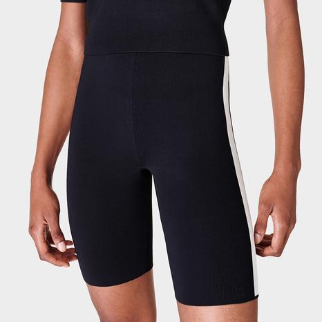 Sporty Knitted Short - Black