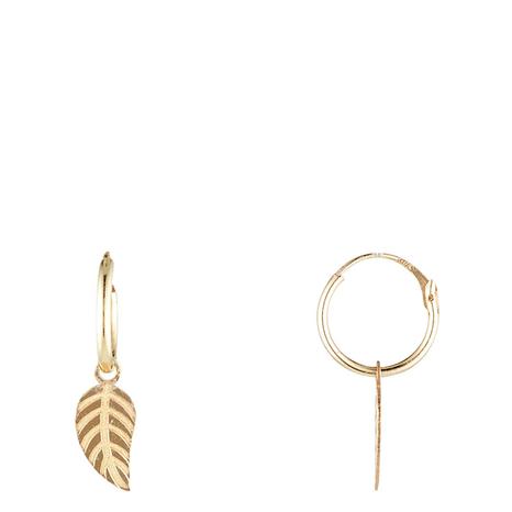 Yellow Gold Golden Foliage Earrings