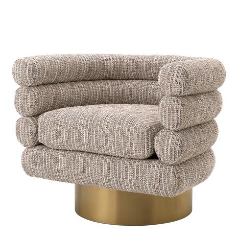 Maguire Swivel Chair, Mademoiselle Beige