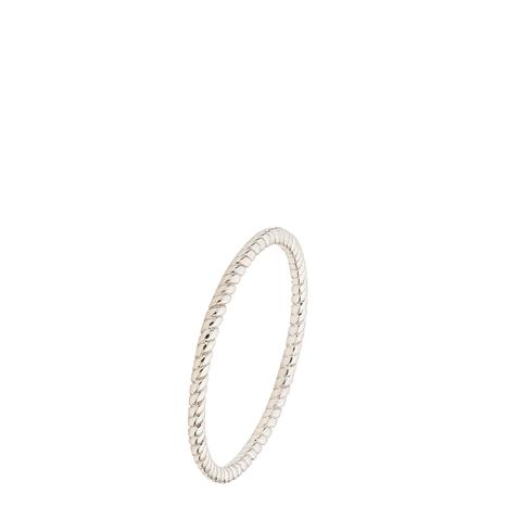 Sterling Silver Twisted Thread Ring