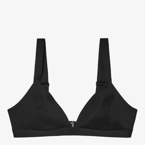 Black Bora Triangle Bikini Top