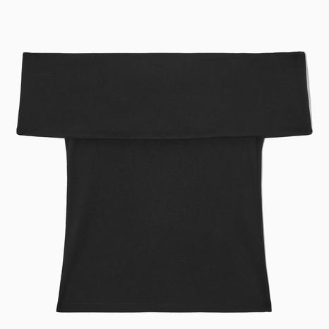 Black Off The Shoulder Cici Top