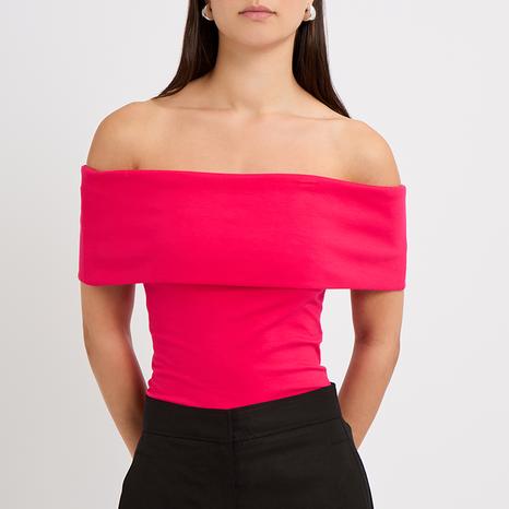 Pink Off The Shoulder Cici Top