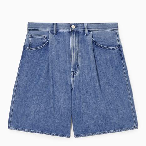 Blue Pocco Denim Shorts