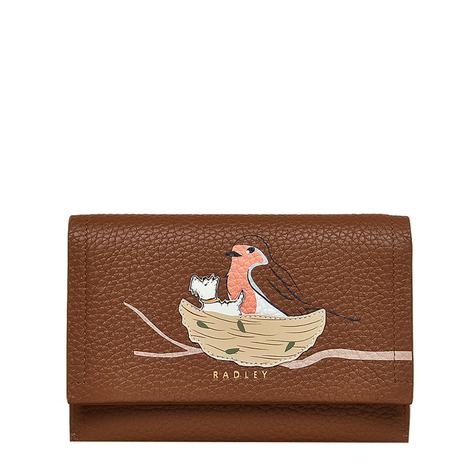 Saddle Robin Medium Flapover Purse