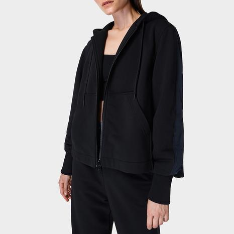 Riley Swing Back Zip Up - Black